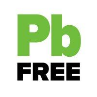 The letters Pb written in green above Free in capitalized black letters.